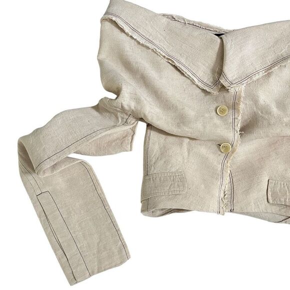 JACQUEMUS La Veste Camargue‎ in Light Beige - Picture 5 of 15